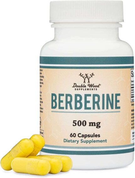 Double Wood Berberine 97% HCl AMPK Activator 60 Caps