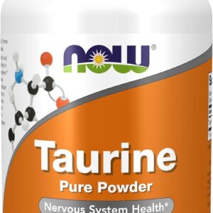 NOW Foods Taurine Pure Powder Nervous System Health Amino Acid 1000 mg 227 Gram
