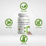 Deal Supplement Rhodiola Rosea with Ashwagandha 5,000mg Per Serving, 240 Veggie Capsules - Görsel 2