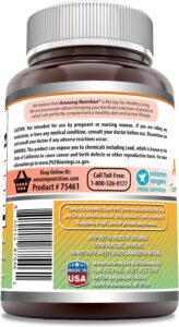 Amazing Formulas Ashwagandha Turmeric, Ginger, Rhodioa, & Black Pepper 5200 Mg Per Serving 120 Veggie Caps - Görsel 3