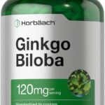 Horbaach Ginkgo Biloba Mabet ağacı ekstrat 120mg 240 Tablet Flavone Glycoside Vegetarian Gluten Free