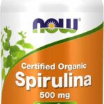 NOW Foods Organic Spirulina 500 mg with Vitamins Minerals and GLA Gamma-Linolenic Acid 200 Tablet