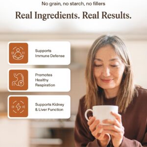 Real Mushrooms Organic Cordyceps Mushroom Powder 120 Caps