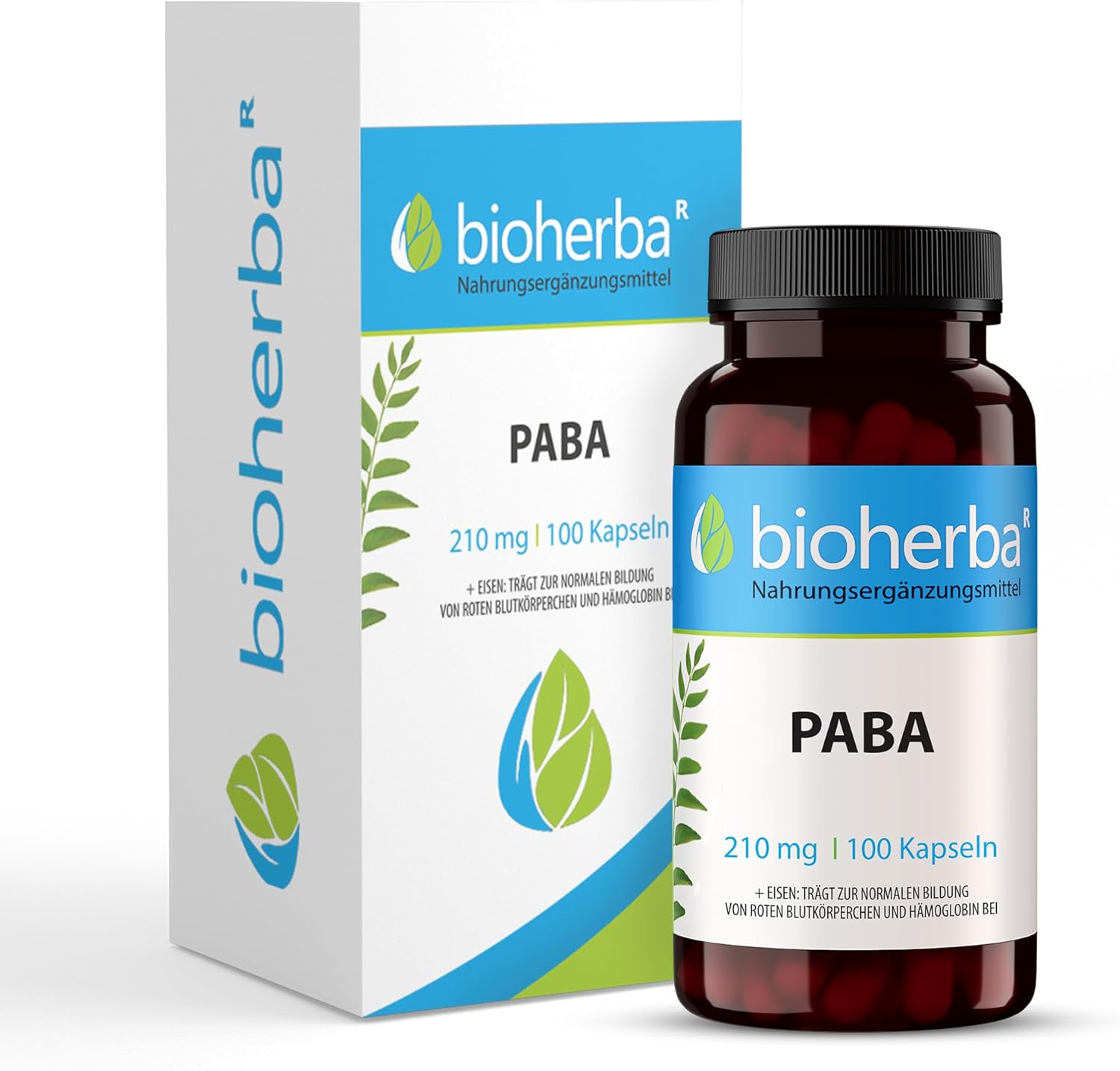 Bioherba Paba+Iron 210 mg 100 caps - Görsel 2