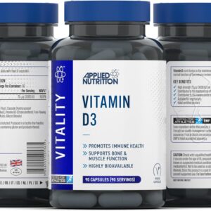 Applied Nutrition Vitamin 3000 IU D3 Vitamin 90 Caps