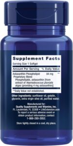 Life Extension Astaxanthin with Phospholipids Antioxidant Support Eye Health 4 Mg 30 Caps - Görsel 2