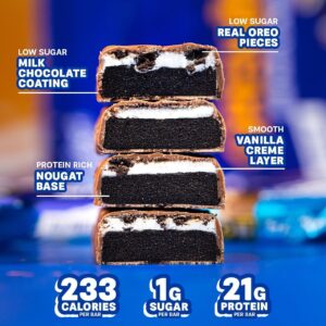 Grenade High Protein bar Low Sugar Bar 12 x 60g - Oreo - Görsel 4