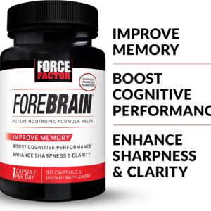 Force Factor Forebrain Nootropic Brain Memory Cognitive Bacopa and Huperzine A 30 Caps