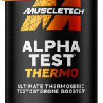 MuscleTech Thermogenic Testosterone Booster for Men AlphaTest Thermo Tribulus Terrestris 90 Caps