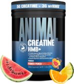 Animal Creatine HMB Powder with Electrolytes for Recovery Daily Energy 30 Servings