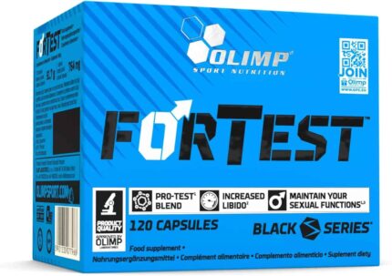 OLIMP ForTest Pro Maca Safforn Fenugreek Shilajit Test Booster 120 Caps