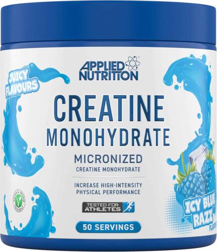 Applied Nutrition Creatine Monohydrate Powder 250g – 100% Micronized Creatine 50 Servings