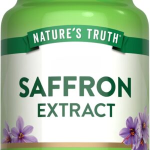 Nature's Truth Saffron Safran Extract Concentrated Extract | Non-GMO & Gluten Free 60 Caps