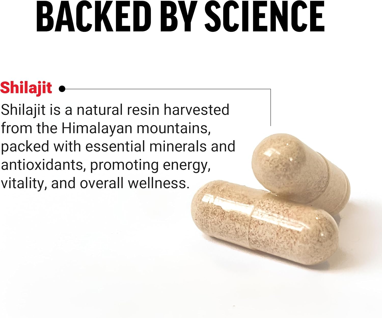Force Factor Shilajit 250 mg Men and Women to Support Energy and Brain Health 60 Caps - Görsel 5