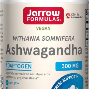 Jarrow Formulas Ashwagandha Ksm66 300 mg 120 Veggie Caps
