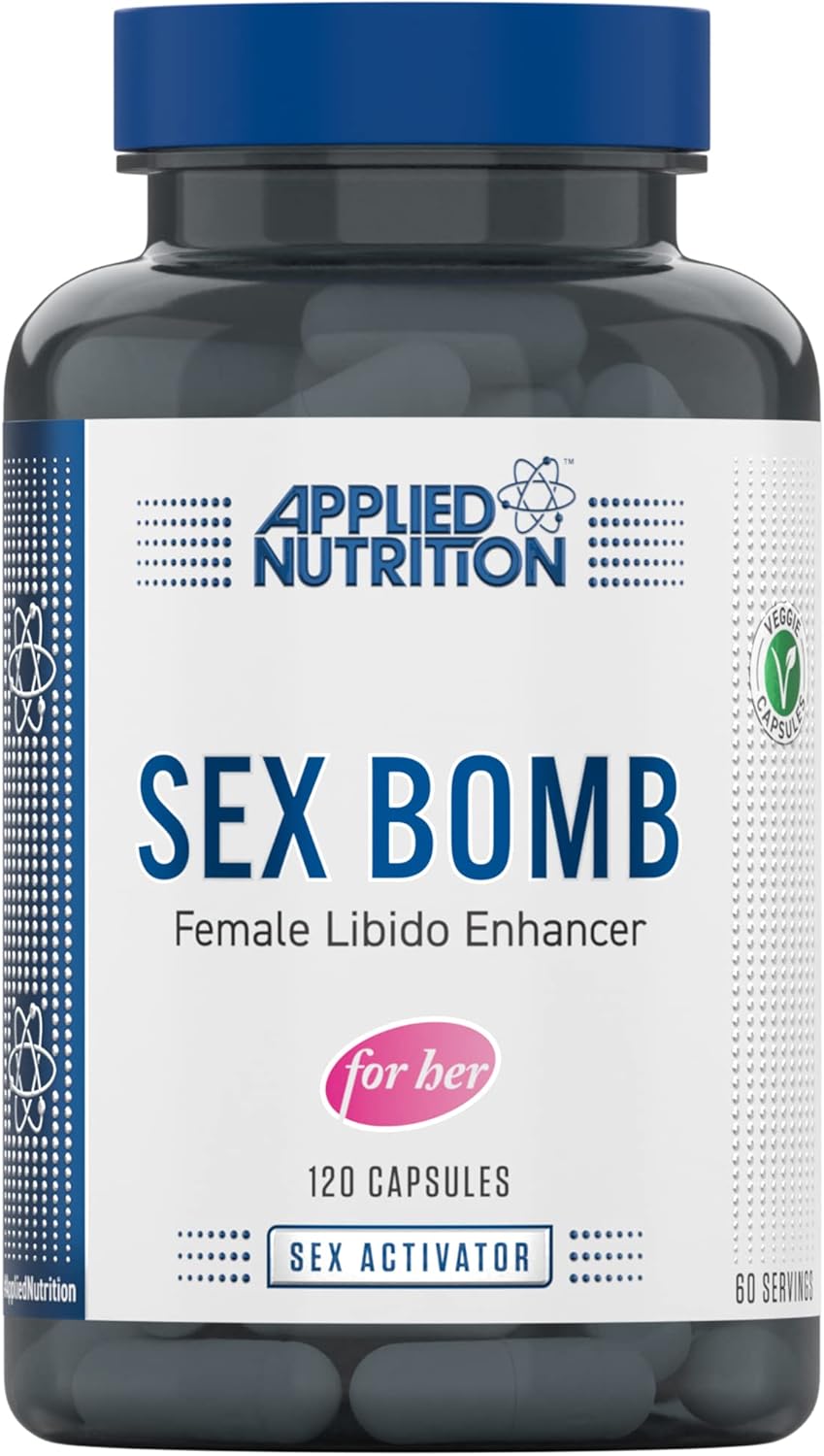 Applied Nutrition Sex Bomb for Her - Libido Booster for Women Female Libido Ashwagandha and Maca Powder 120 Capsules Bayanlara Özel - Görsel 2