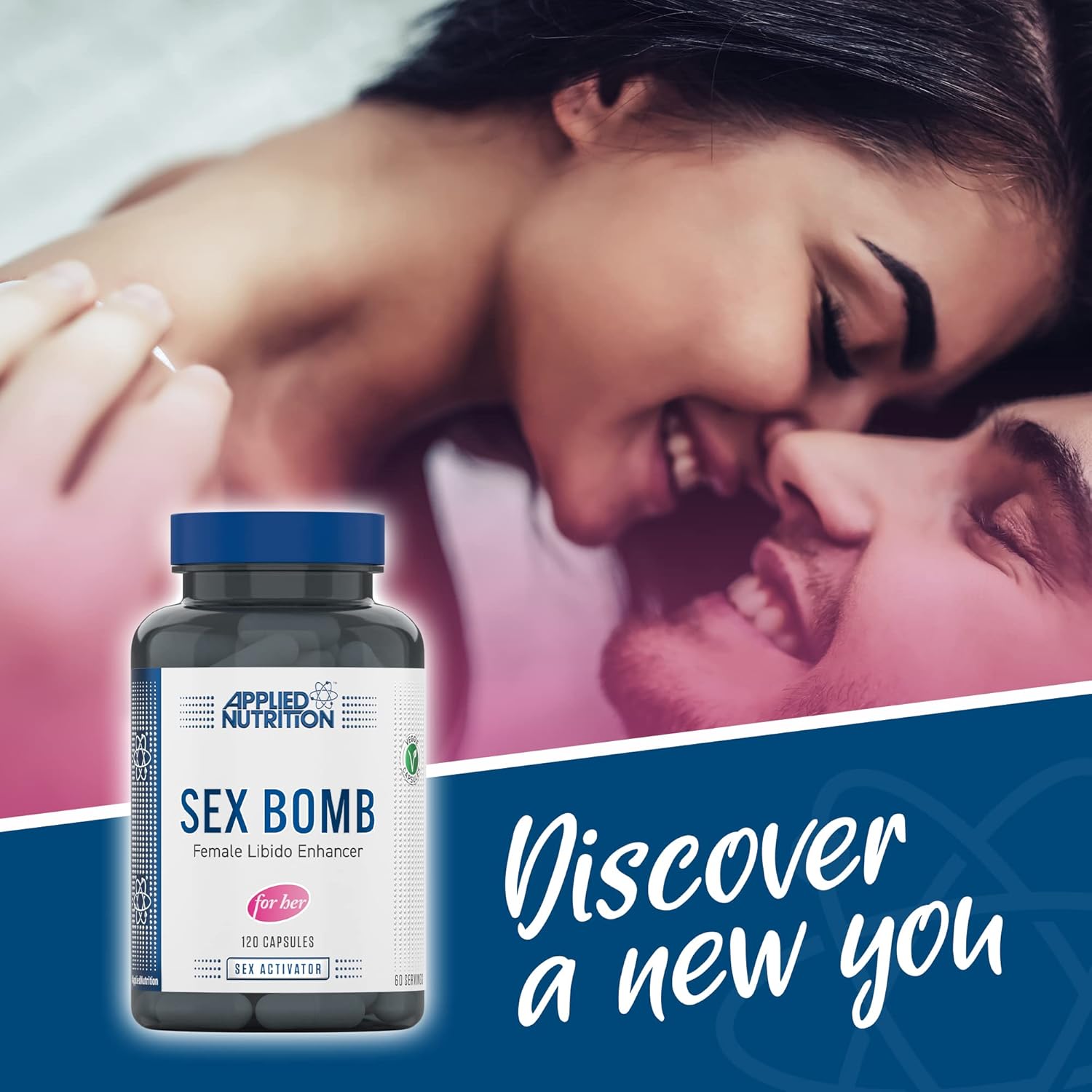 Applied Nutrition Sex Bomb for Her - Libido Booster for Women Female Libido Ashwagandha and Maca Powder 120 Capsules Bayanlara Özel - Görsel 3