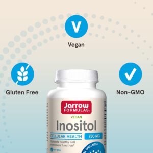 Jarrow Formulas, Vegan Inositol, 750 mg, 100 Veggie Caps - Görsel 2