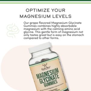 Double Wood High Magnesium Glycinate 400mg 60 Gummies - Görsel 2