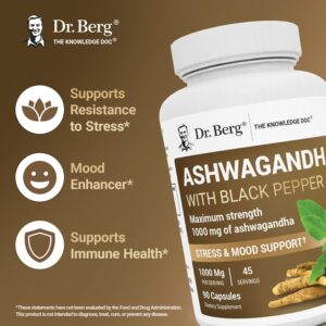 Dr. Berg Ashwagandha Capsules 1000mg 90 Caps