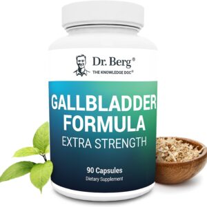 Dr. Berg Gallbladder Formula Extra Strength Ox Bile Digestive Enzymes Slippery Betaine 90 Caps