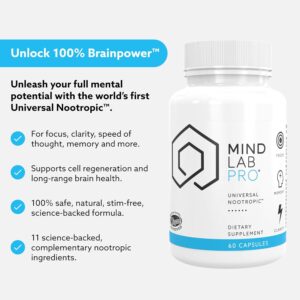 Mind Lab Pro Universal Nootropic Brain Booster Focus, 60 Caps - Görsel 4