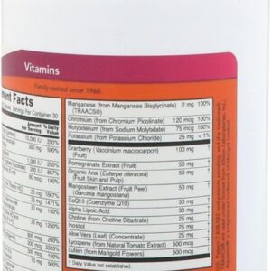 NOW Foods Eve Superior Women’s Multi With Cranberry Alpha Lipoic Acid CoQ10 120 Veg Caps