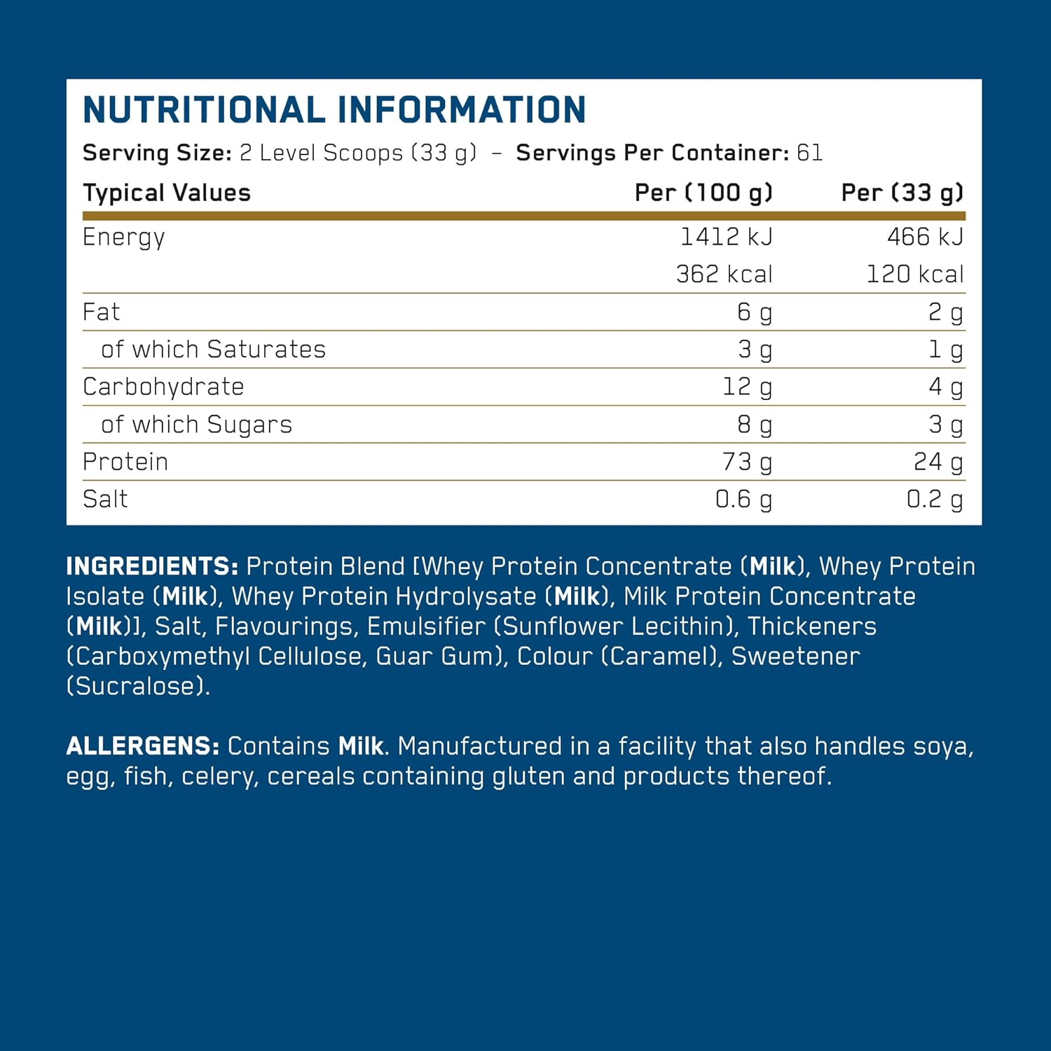 Applied Nutrition Critical Whey Protein Salted Caramel 2 kg - Görsel 4