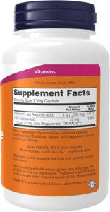 NOW Foods Supplements C-1000 Vitamin & Zinc Immune Support Antioxidant Protection 90 Veg Caps - Görsel 2