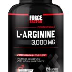 Force Factor L-Arginine Nitric Oxide BioPerine - 3000mg - 150 Capsules