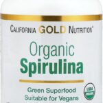 California Gold Nutrition Organic Spirulina Greens & Superfoods Antioxidant Support 240 Tablets