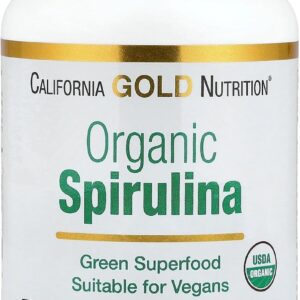 California Gold Nutrition Organic Spirulina Greens & Superfoods Antioxidant Support 240 Tablets