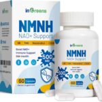 inGreens NMNH Alternative with TMG, Resveratrol, COQ10, NAD Anti Aging, Energy, Boost 500mg 60 Caps