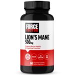 Force Factor Lion's Mane, 500 mg Aslan yelesi mantarı 60 Vegetable Vegan Caps