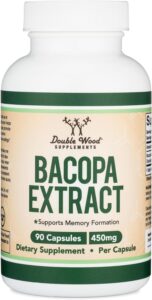 Double Wood Bacopa Monnieri Memory Supplement 450mg, 90 Caps - Görsel 2
