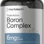 Horbaach Triple Boron Complex 6 mg 300 Tablet Boron Citrate, Boron Glycinate, Boron Asparate