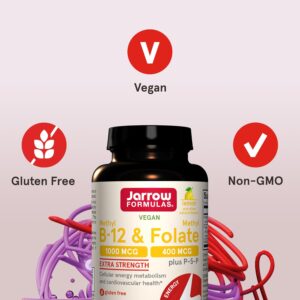 Jarrow Formulas Methyl B-12 1000 Mcg and Methyl Folate 400 Mcg - Görsel 3