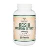 DOUBLE WOOD Reishi Mushroom Extract Mantar özü takviyesi 1000 Mg 300 Caps