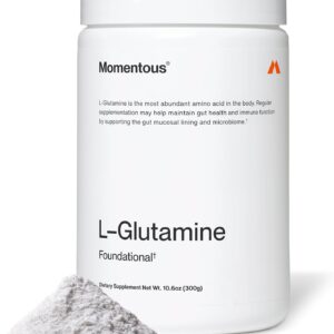 Momentous L-Glutamine Powder - Gut Health & Muscle Recovery 60 Servings ABD MENŞEİ