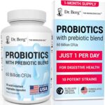 Dr. Berg Probiotic Digestive Health Lactobacillus 60 Billion CFUs 30 Caps