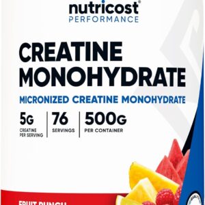 Nutricost Creatine Monohydrate Micronize Powder 500G - 76 Servings