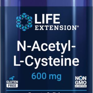Life Extension N-Acetyl-L-Cysteine Liver Health NAC 600 mg 60 Caps