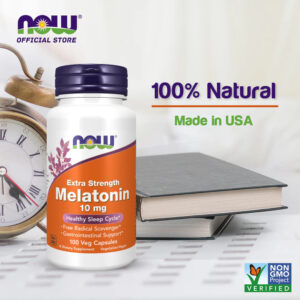 Now Foods Extra Melatonin 10 mg, 100 Veg Caps - Görsel 2