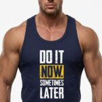 Baskılı Fitilli Beast Mode Lacivert Atlet
