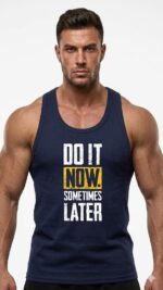 Baskılı Fitilli Beast Mode Lacivert Atlet