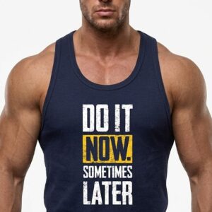 Baskılı Fitilli Beast Mode Lacivert Atlet