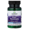 Swanson Zinc Picolinate 22 mg 60 Vegan Capsules