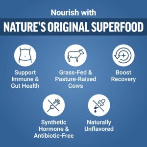 Force Factor Awesome Bovine Gut İmmune Colostrum Powder Pasture Raised Grass Fed 30 Servings - Görsel 2