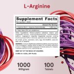 Jarrow Arginine Arjinin 1000 mg 100 Tablets - Görsel 4