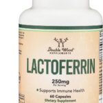 DOUBLE WOOD Lactoferrin Bioferrin Immune Support 250mg 60 Caps